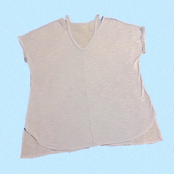 a.n.a Tops - A.n.a. Baby Blue Short Sleeved Blouse Large